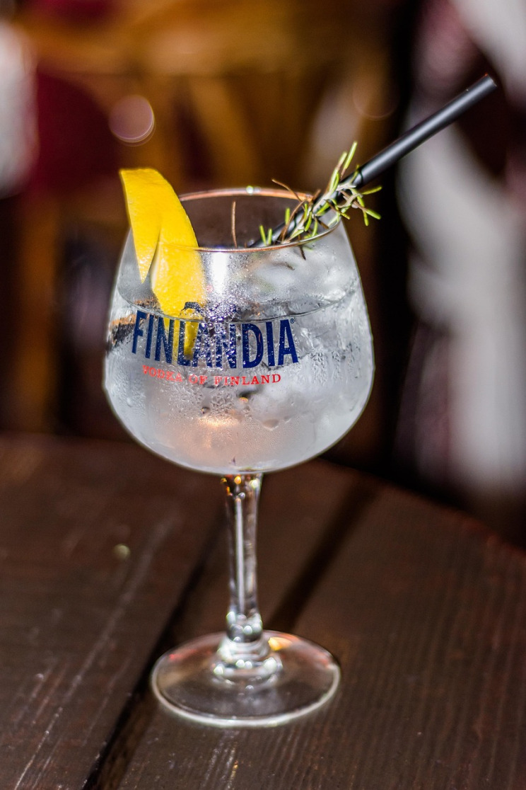 bartender mixing cocktail